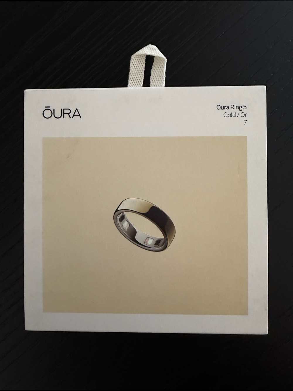 Oura Ring 5 Gold -Warn once just not for me :)